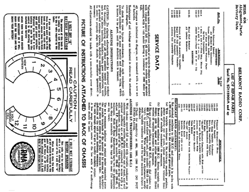 404 ; Belmont Radio Corp. (ID = 321776) Radio