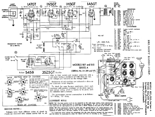 507 Ch= Series A; Belmont Radio Corp. (ID = 323744) Radio