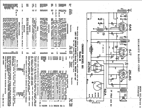 521 Ch= Series A; Belmont Radio Corp. (ID = 322766) Radio