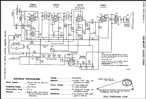 5240 Ch= Series A; Belmont Radio Corp. (ID = 375988) Radio