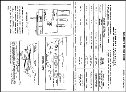 5240 Ch= Series A; Belmont Radio Corp. (ID = 375989) Radio