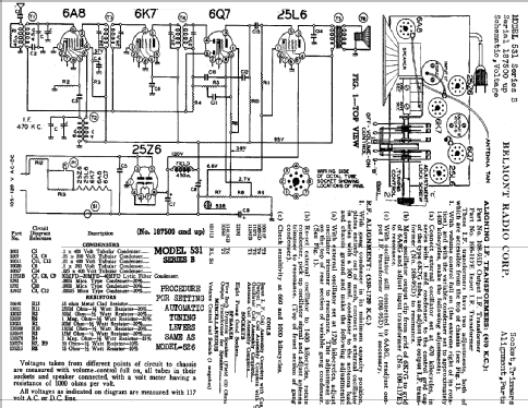 531 Ch= Series B; Belmont Radio Corp. (ID = 330441) Radio