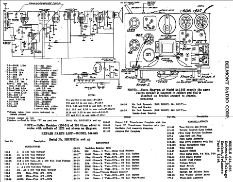 544 ; Belmont Radio Corp. (ID = 323162) Radio