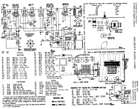 582 Ch= Series B; Belmont Radio Corp. (ID = 330507) Radio