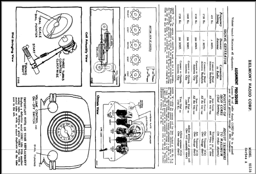 5D118 Ch= Series A; Belmont Radio Corp. (ID = 375984) Radio