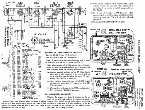 602B black; Belmont Radio Corp. (ID = 324968) Radio