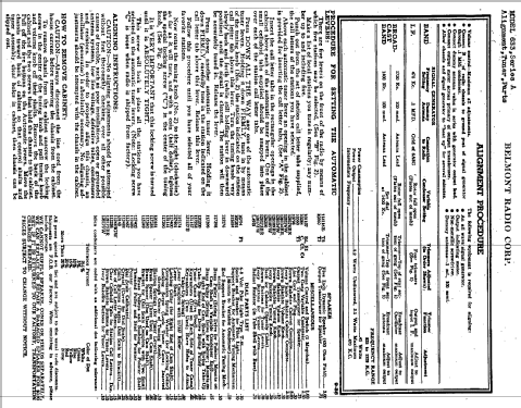 633 Ch= Series A; Belmont Radio Corp. (ID = 325104) Radio