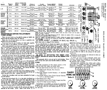 665 Ch= Series A; Belmont Radio Corp. (ID = 325461) Radio