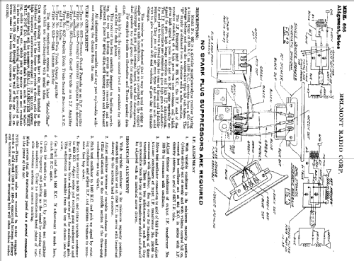 666 ; Belmont Radio Corp. (ID = 325470) Car Radio