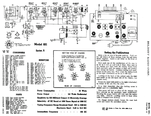 681 Ch= Series A; Belmont Radio Corp. (ID = 330076) Radio