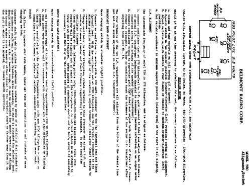 750 ; Belmont Radio Corp. (ID = 326456) Radio