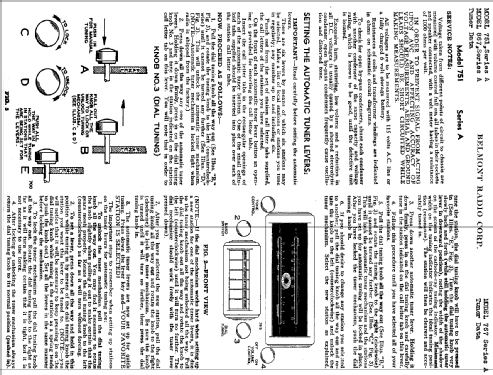 751 CH= Series A; Belmont Radio Corp. (ID = 326585) Radio