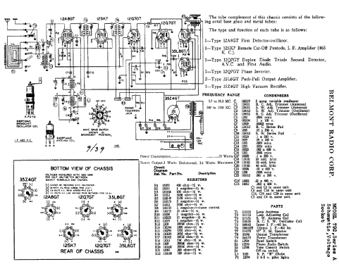 792 CH= Series A; Belmont Radio Corp. (ID = 327440) Radio