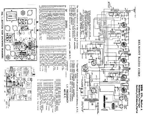 878 Ch= Series A; Belmont Radio Corp. (ID = 330305) Radio