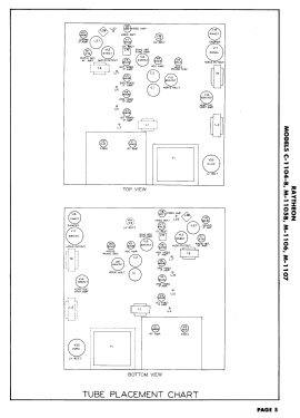 Raytheon C-1104B Ch= 12AX27; Belmont Radio Corp. (ID = 2946025) Television