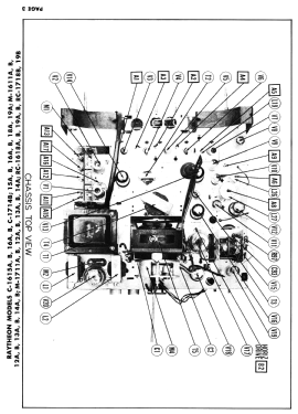 Raytheon C-1615A Ch= 16AY211; Belmont Radio Corp. (ID = 2856807) Television