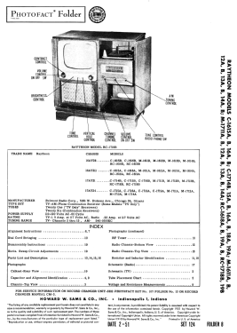 Raytheon C-1615A Ch= 16AY211; Belmont Radio Corp. (ID = 2856811) Television