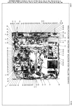 Raytheon C-1616A Ch= 16AY211; Belmont Radio Corp. (ID = 2856828) Television