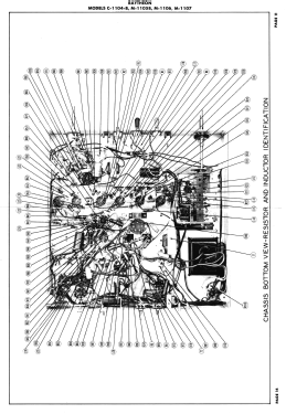 Raytheon M-1105B Ch= 12AX27; Belmont Radio Corp. (ID = 2946043) Television