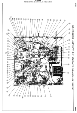 Raytheon M-1107 Ch= 12AX27; Belmont Radio Corp. (ID = 2946069) Television