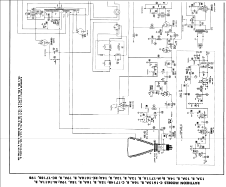 Raytheon M-1612A Ch= 16AY211; Belmont Radio Corp. (ID = 499693) Television