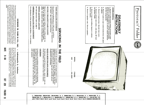 Silvertone 6122 Ch= 528.39400; Belmont Radio Corp. (ID = 1871807) Television