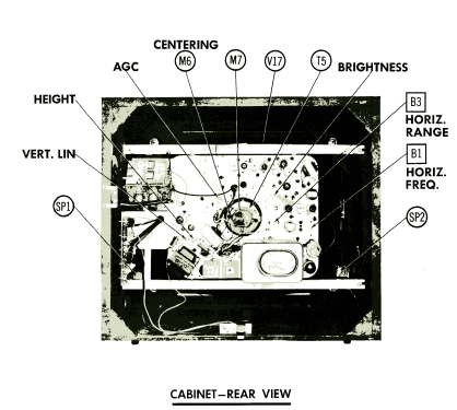 Silvertone 6122 Ch= 528.39400; Belmont Radio Corp. (ID = 1871815) Television