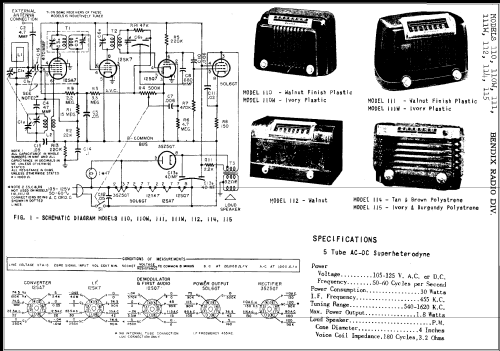 111W ; Bendix Radio (ID = 324389) Radio