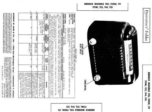 111W ; Bendix Radio (ID = 989037) Radio