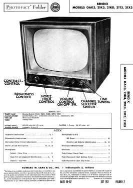 21K3; Bendix Radio (ID = 3099854) Television