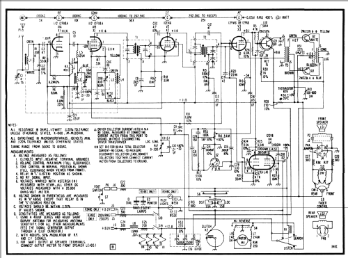 34B1 Chrysler Imperial MoPar 413; Bendix Radio (ID = 125909) Car Radio