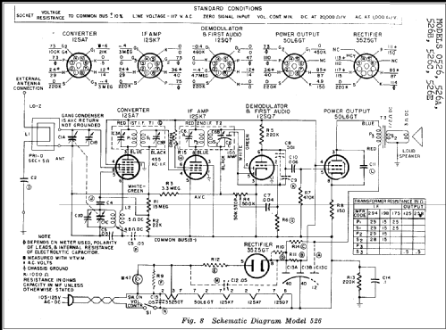 526-C Ch= R-1; Bendix Radio (ID = 262163) Radio