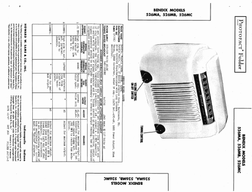 526MB ; Bendix Radio (ID = 440342) Radio