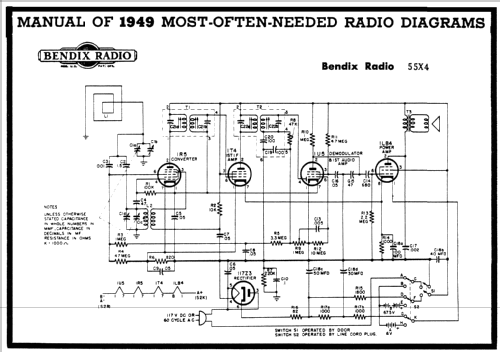 55X4 ; Bendix Radio (ID = 93666) Radio