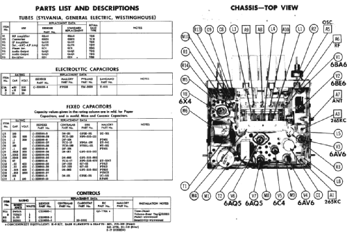 5-BH CH= FDL-18805-D; Bendix Radio (ID = 262229) Car Radio