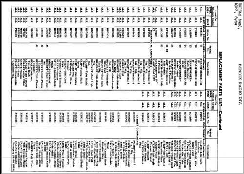 69M8 ; Bendix Radio (ID = 279465) Radio