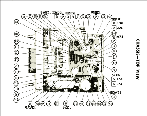 Ford 6BF Ch= FDR-18805-B; Bendix Radio (ID = 1907832) Car Radio