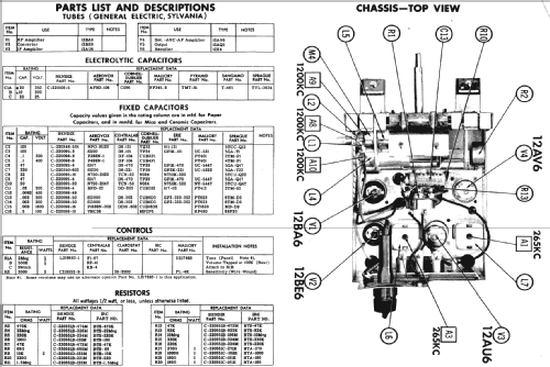 6BFT Ford FDV-18805-A; Bendix Radio (ID = 235838) Car Radio