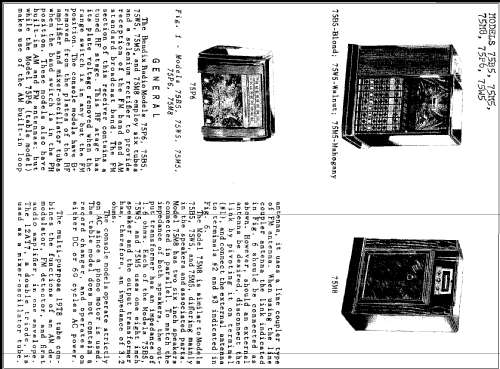 75M8 Heritag ; Bendix Radio (ID = 262662) Radio