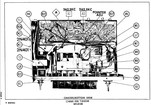 922 Ch= 85BC; Bendix Radio (ID = 778992) Radio