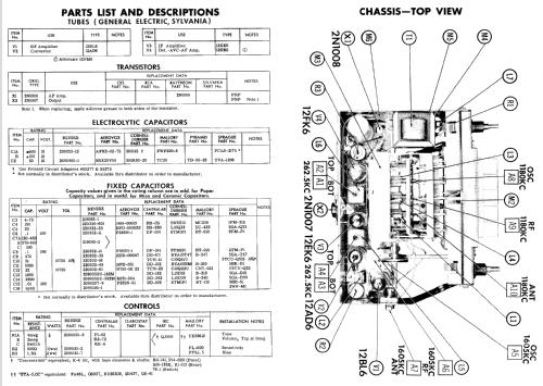 94BF Ch= B9A-18805-A; Bendix Radio (ID = 691549) Car Radio