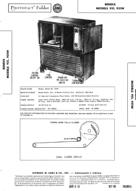 951W ; Bendix Radio (ID = 2932728) Radio