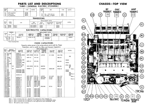 Lincoln 85BH Ch= FFC-18805-C, FFC-18805-D; Bendix Radio (ID = 768993) Car Radio