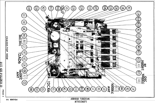 Lincoln 95BH Ch= FFC-19061-B; Bendix Radio (ID = 732341) Car Radio