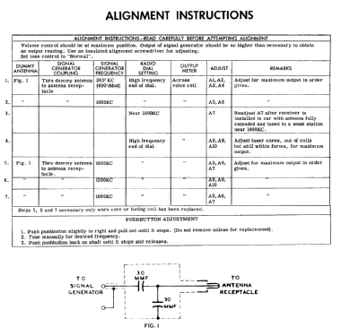 Lincoln Cosmopolitan 5BH ; Bendix Radio (ID = 2652605) Car Radio