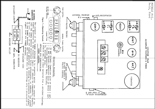 M-1 Ford; Bendix Radio (ID = 242712) Car Radio