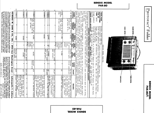 PAR-80A ; Bendix Radio (ID = 974555) Radio