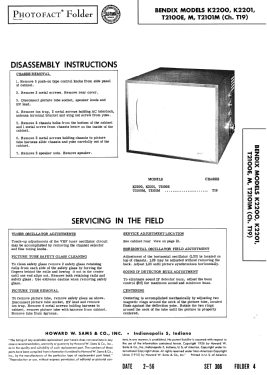 T2100E Ch= T19; Bendix Radio (ID = 2729344) Television