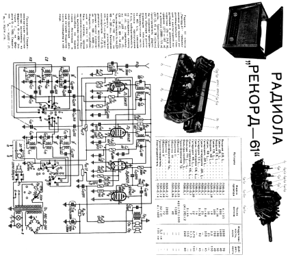 Rekord Рекорд 61; Berdsk Radio Works (ID = 1255069) Radio