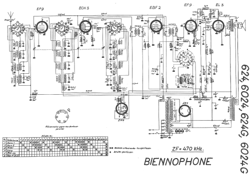 6024G; Biennophone; Marke (ID = 15022) Radio